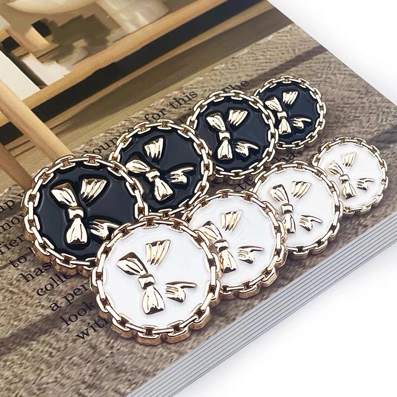 10pcs 15/20/23mm Bow Design Shirt Buttons Fashion Round Metal Decorative Buttons for Clothing Sewing Supplies 20mm Snap Buttons
10pcs 15/20/23mm Bow Design Shirt Buttons Fashion Round Metal Decorative Buttons for Clothing Sewing Supplies 20mm Snap Buttons