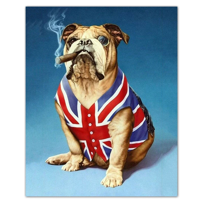 5D DIY diamond painting full square diamond embroidery Cross stitch British Bulldog Picture of Rhinestones mosaic Decor Cartoons
5D DIY diamond painting full square diamond embroidery Cross stitch British Bulldog Picture of Rhinestones mosaic Decor Cartoons