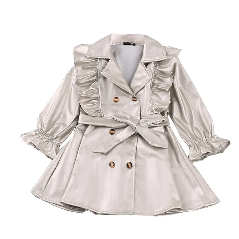 Girls' jackets 2021 spring new children's clothing double-breasted detachable belt long-sleeved windbreaker coat
Girls' jackets 2021 spring new children's clothing double-breasted detachable belt long-sleeved windbreaker coat