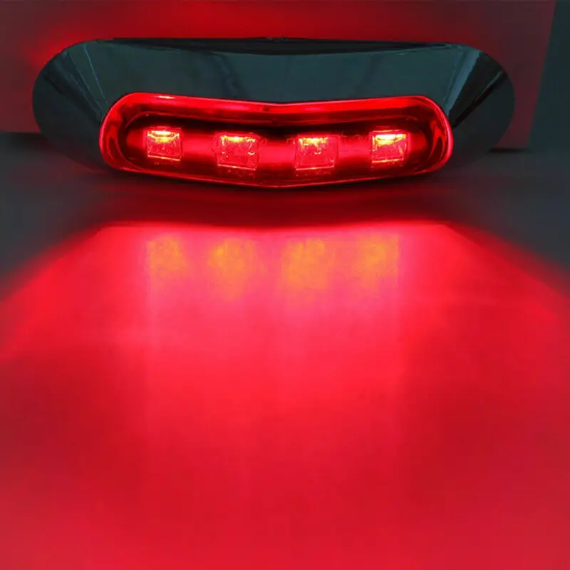 10pcs Side Marker Lights Truck Car Light Marker Light Clearance Lamp Trailer 12/24V 10Pcs 4 LED
10pcs Side Marker Lights Truck Car Light Marker Light Clearance Lamp Trailer 12/24V 10Pcs 4 LED