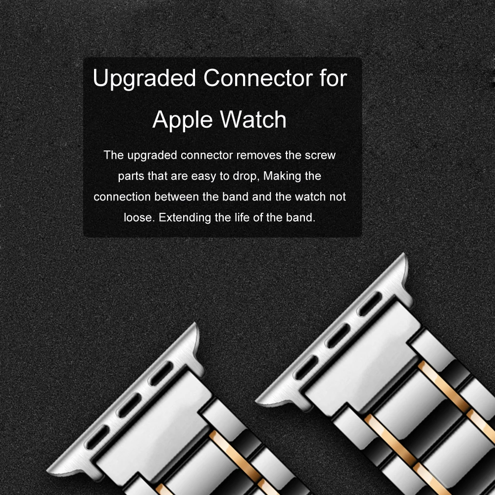 Bracelet for Apple Watch Series 4 5 Band 44mm 40mm Watchbands for Iwatch 3 2 1 Strap Luxurious Ceramics Correa Pulseira Wrist
Bracelet for Apple Watch Series 4 5 Band 44mm 40mm Watchbands for Iwatch 3 2 1 Strap Luxurious Ceramics Correa Pulseira Wrist