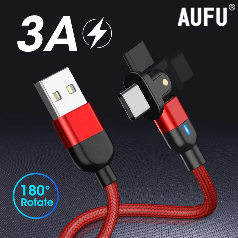 Type C Fast Charge Cable 180 Degree Adjustable Elbow for Samsung Xiaomi Mobile Phone Game USB C Charging Apple iPhone Data Cable
Type C Fast Charge Cable 180 Degree Adjustable Elbow for Samsung Xiaomi Mobile Phone Game USB C Charging Apple iPhone Data Cable