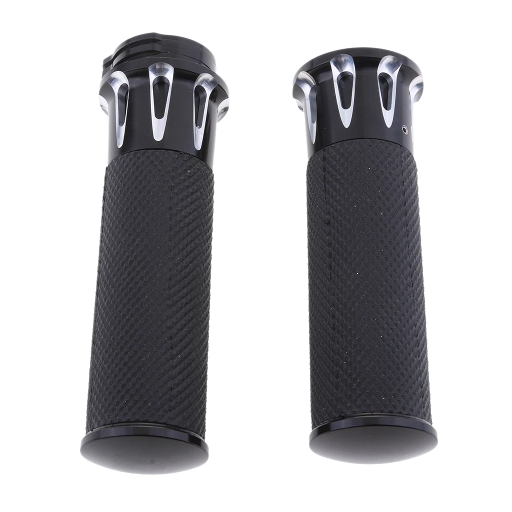 Motorcycle Hand Grips 25mm Fit for Harley XL 883 Cruiser Motor Bikes Choppers - Black
Motorcycle Hand Grips 25mm Fit for Harley XL 883 Cruiser Motor Bikes Choppers - Black