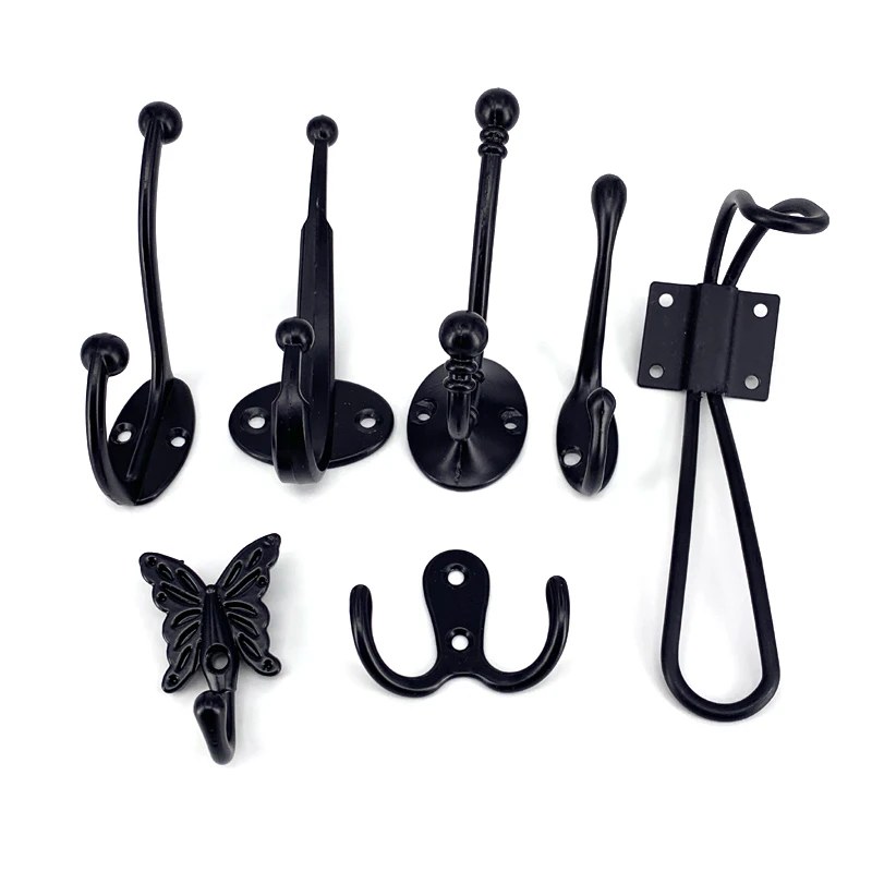 1PC Black Wall Door Coat Hook clothes Robe Hanger hat Hanger for Office Bar Home Decoration
1PC Black Wall Door Coat Hook clothes Robe Hanger hat Hanger for Office Bar Home Decoration