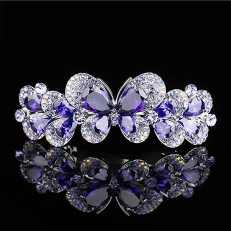 Female Bride Bridesmaid Rhinestone Butterfly Crystal Hair Clip Jewelry Beautiful Hairpins Hairclips HairgripsHeadwear Barrette
Female Bride Bridesmaid Rhinestone Butterfly Crystal Hair Clip Jewelry Beautiful Hairpins Hairclips HairgripsHeadwear Barrette