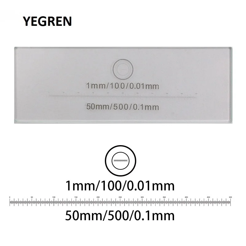 100 x 0.01 mm 500 x 0.1 mm Calibration Slide Linear Scale Ruler Horizontal Ruler Stage Micrometer for Microscope
100 x 0.01 mm 500 x 0.1 mm Calibration Slide Linear Scale Ruler Horizontal Ruler Stage Micrometer for Microscope