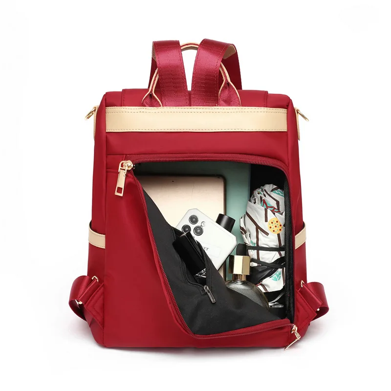 Модный Однотонный женский рюкзак Mochila для покупок дорожная сумка с защитой от