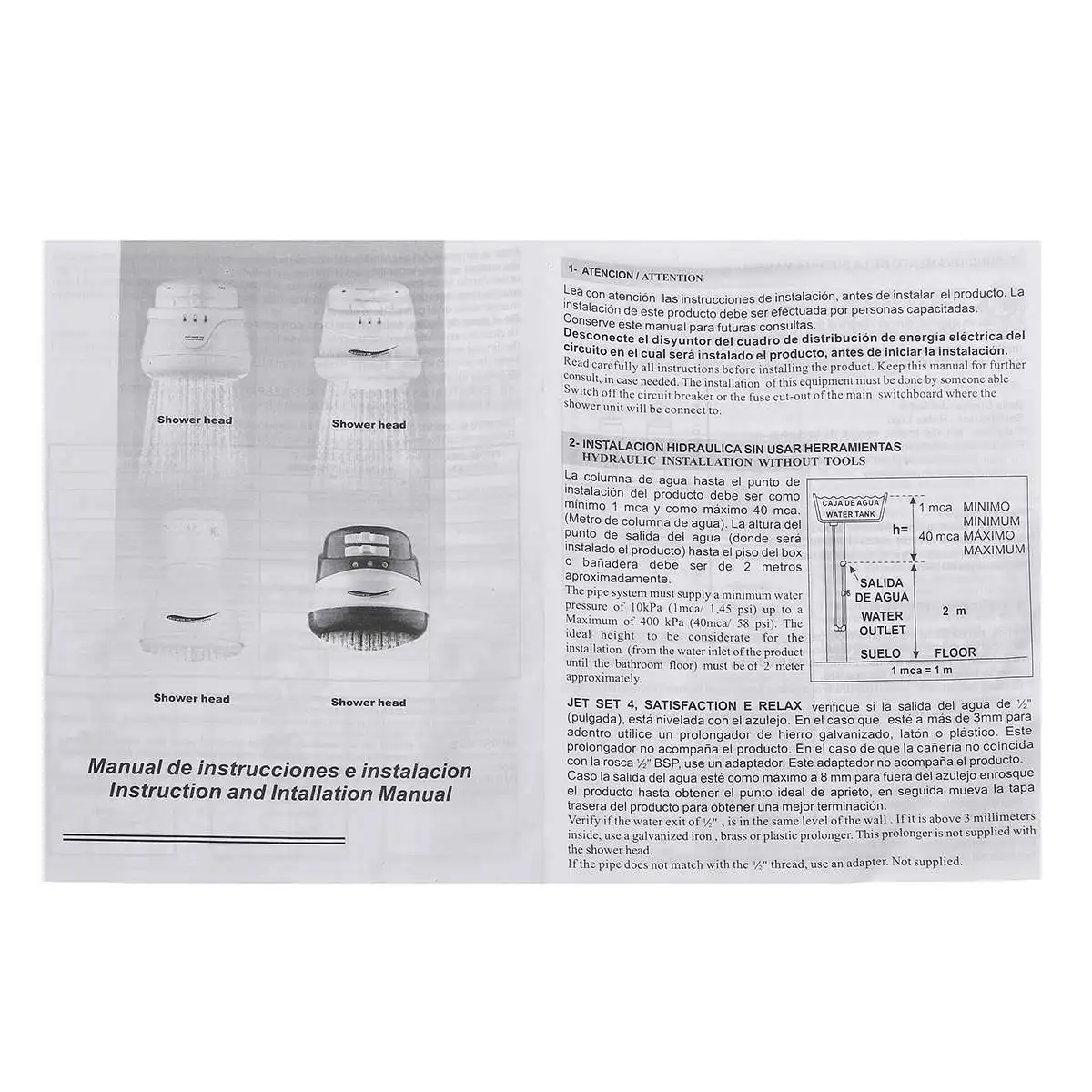 5400W110V/220V Instant Electric Water Heater, Instantaneous Constant Temperature, 3 Temperature, 3S Heating
5400W110V/220V Instant Electric Water Heater, Instantaneous Constant Temperature, 3 Temperature, 3S Heating