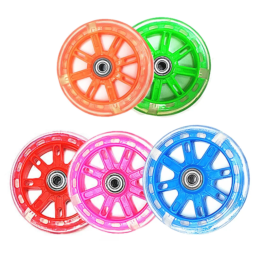 1 Pair ABEC-7 Kids Led Scooter Wheels 110mm Lights Flash Razor Stunt Push Abec- Bearings Replacement Wheel Part
1 Pair ABEC-7 Kids Led Scooter Wheels 110mm Lights Flash Razor Stunt Push Abec- Bearings Replacement Wheel Part
