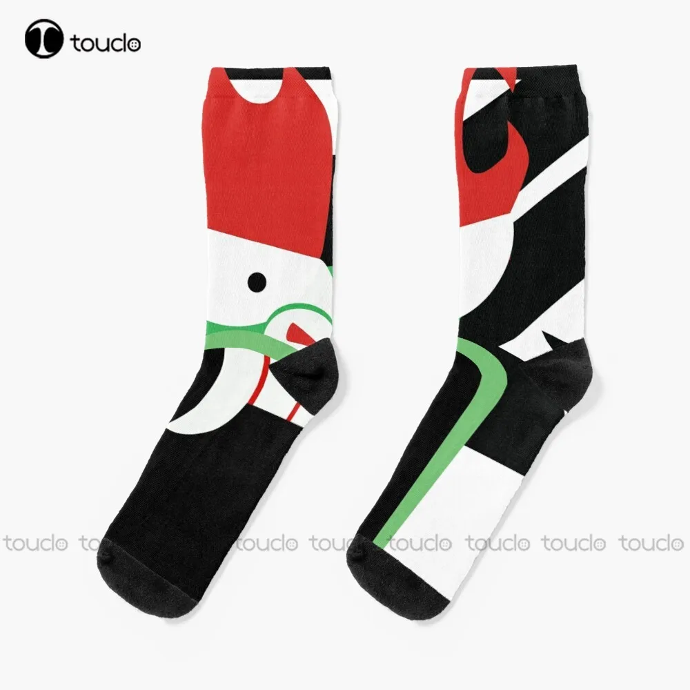 

Samurai Jack - Aku Socks Workout Socks Men Personalized Custom Unisex Adult Teen Youth Socks 360° Digital Print Christmas Gift