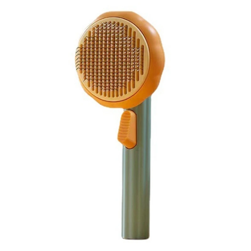 Pet Grooming Self Cleaning Slicker Brush Grooming Gently Removes Loose Undercoat, Mats Tangled Hair Slicker Brush
Pet Grooming Self Cleaning Slicker Brush Grooming Gently Removes Loose Undercoat, Mats Tangled Hair Slicker Brush