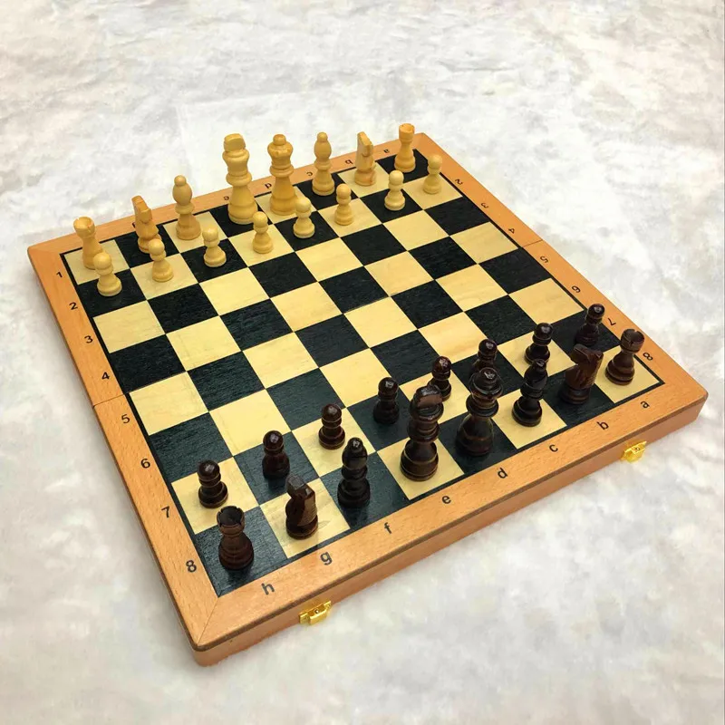 2020 High-end Chess Beech Wood Chessboard Foldable Chess Natural Log 39cm*39cm*2.6cm 
2020 High-end Chess Beech Wood Chessboard Foldable Chess Natural Log 39cm*39cm*2.6cm