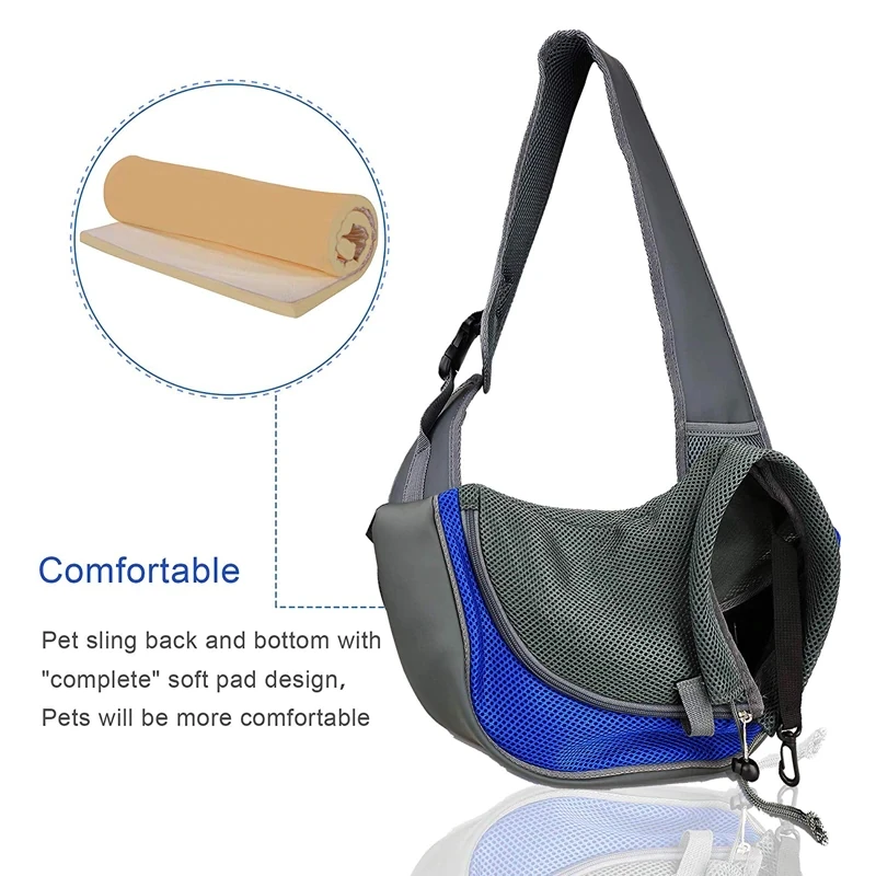Comfortable Sling Handbag Tote Pouch Pet Carrier Outdoor Travel Dog Shoulder Bag Mesh Oxford Single Sling Bag Fashion Side Bag
Comfortable Sling Handbag Tote Pouch Pet Carrier Outdoor Travel Dog Shoulder Bag Mesh Oxford Single Sling Bag Fashion Side Bag