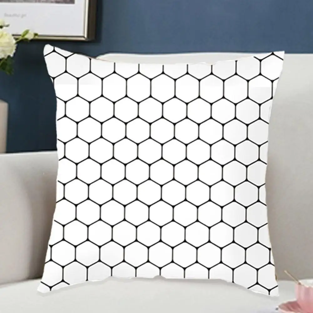 45*45cm Home Pillow Case Pillow Cover Geometric Cushion Black And Striped Art Cover Triangle White Cover Cushion Mesh Geome D9O4
45*45cm Home Pillow Case Pillow Cover Geometric Cushion Black And Striped Art Cover Triangle White Cover Cushion Mesh Geome D9O4