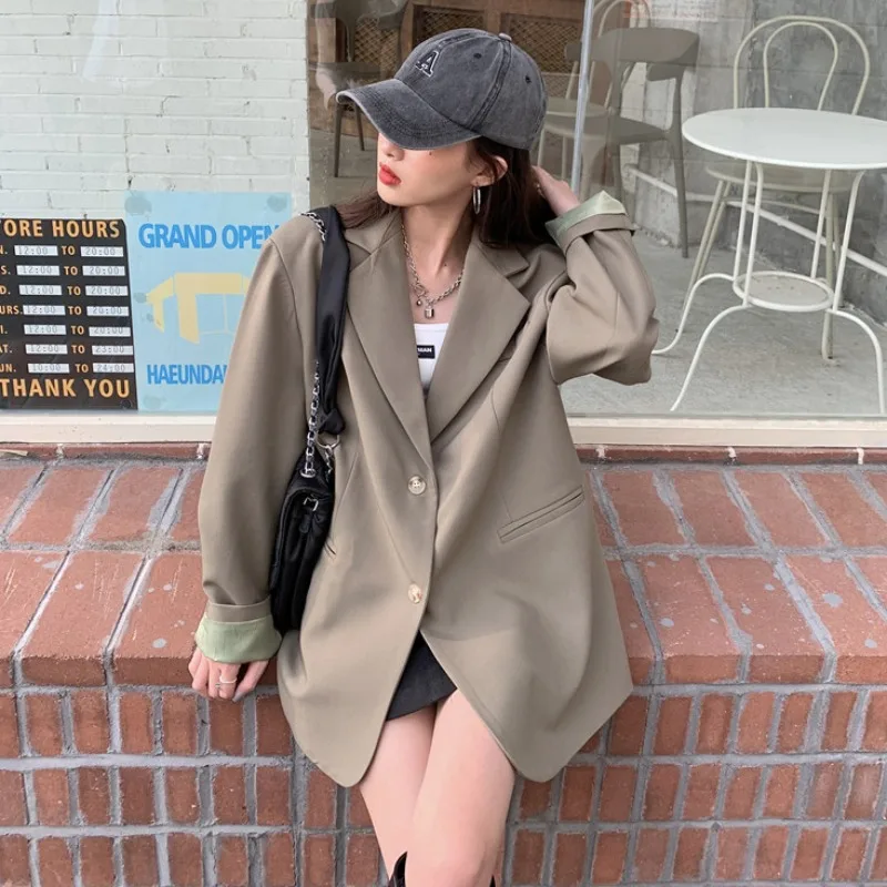 Женский пиджак на раннюю весну, новинка 2021, свободный Универсальный Молодежный жареный уличный дизайн в Корейском стиле в западном стиле
Женский пиджак на раннюю весну, новинка 2021, свободный Универсальный Молодежный жареный уличный дизайн в Корейском стиле в западном стиле