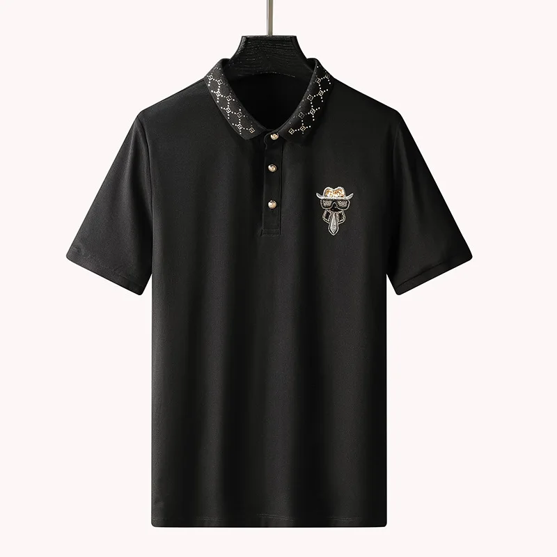 2021 Sequin Embroidery Character Men Polo Shirt Short Sleeve Fashion Summer Straight Cotton Polos Man Camisetas De Verano Hombre
2021 Sequin Embroidery Character Men Polo Shirt Short Sleeve Fashion Summer Straight Cotton Polos Man Camisetas De Verano Hombre