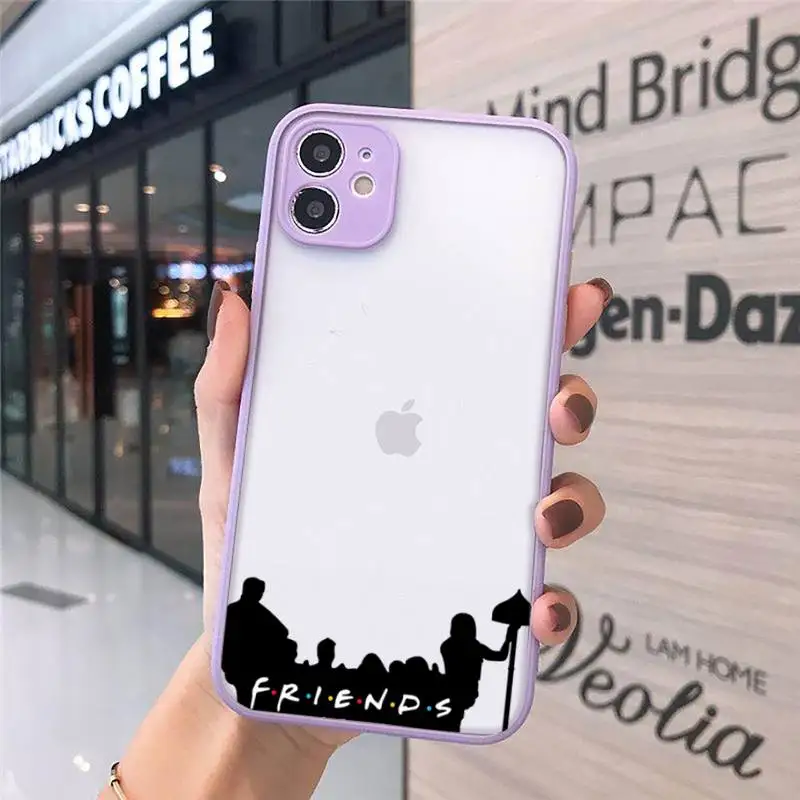 Friends TV show Phone Cases Matte transparent For Purple iPhone 12 Mini 11 Pro XR XS Max 7 8 Plus X Back Cover
Friends TV show Phone Cases Matte transparent For Purple iPhone 12 Mini 11 Pro XR XS Max 7 8 Plus X Back Cover