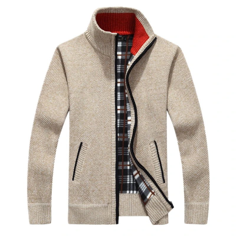 New Autumn Winter Jacket Thick Men's Stand Collar Knitted Coat Long Sleeve Cardigan Causal Slim Plus Size Korean Clothes
New Autumn Winter Jacket Thick Men's Stand Collar Knitted Coat Long Sleeve Cardigan Causal Slim Plus Size Korean Clothes
