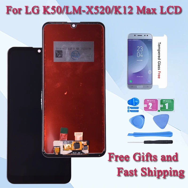 6,26 "оригинальный экран для LG K50 ЖК Сенсорная панель экран дигитайзер в сборе Замена для K12 Max X520 запасные части для дисплея
6,26 "оригинальный экран для LG K50 ЖК Сенсорная панель экран дигитайзер в сборе Замена для K12 Max X520 запасные части для дисплея