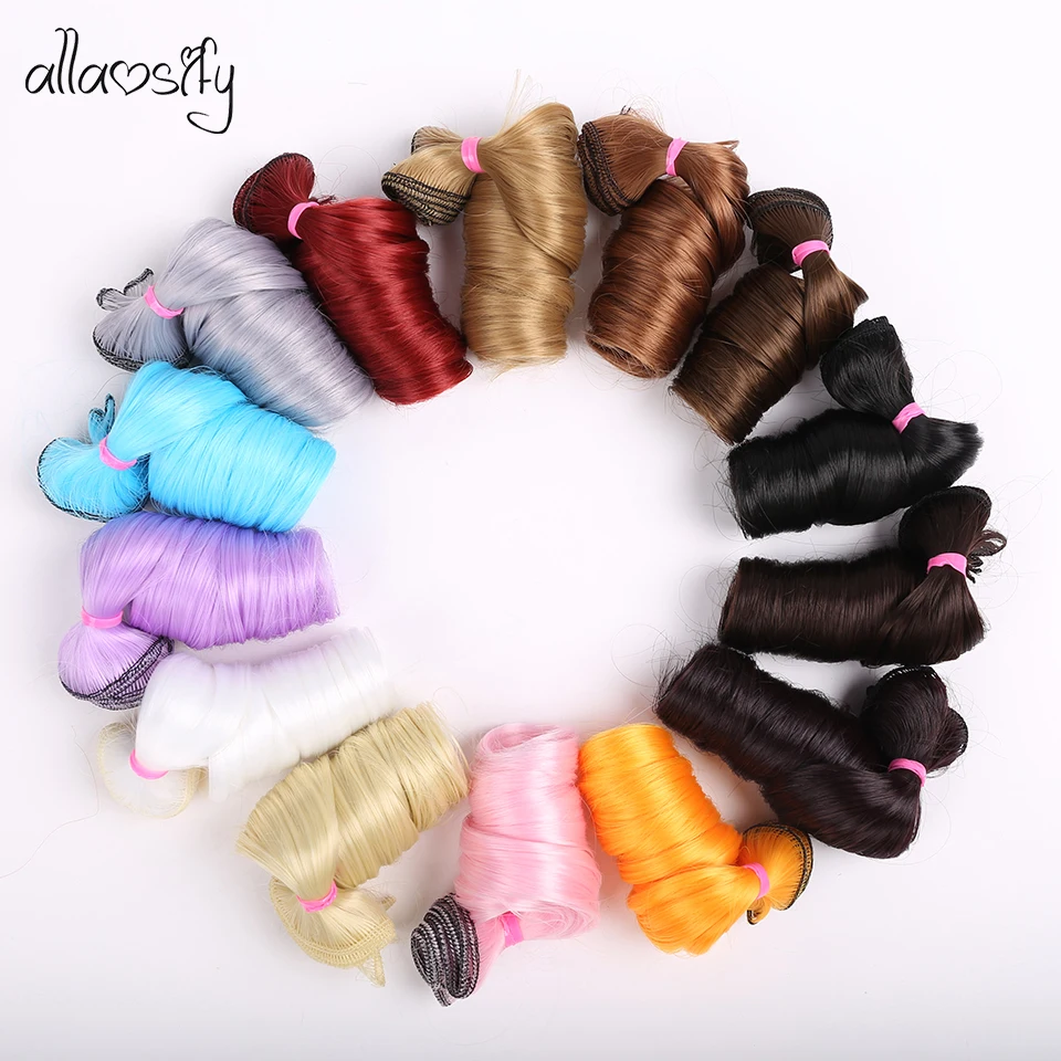 Allaosify 15*100cm 30*100cm Multicolor Gold Brown Black Silver High Temperature Fiber Hair BJD Wigs Hair For Dolls
Allaosify 15*100cm 30*100cm Multicolor Gold Brown Black Silver High Temperature Fiber Hair BJD Wigs Hair For Dolls
