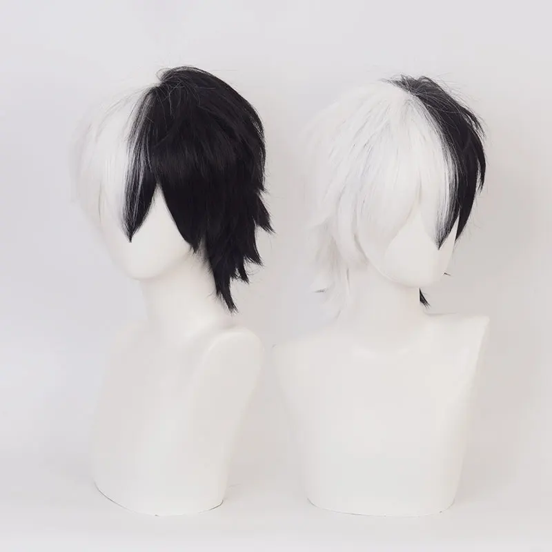 Games Danganronpa cosplay wig black and white two-color short hair Black and white bear anthropomorphic cosplay wig
Games Danganronpa cosplay wig black and white two-color short hair Black and white bear anthropomorphic cosplay wig