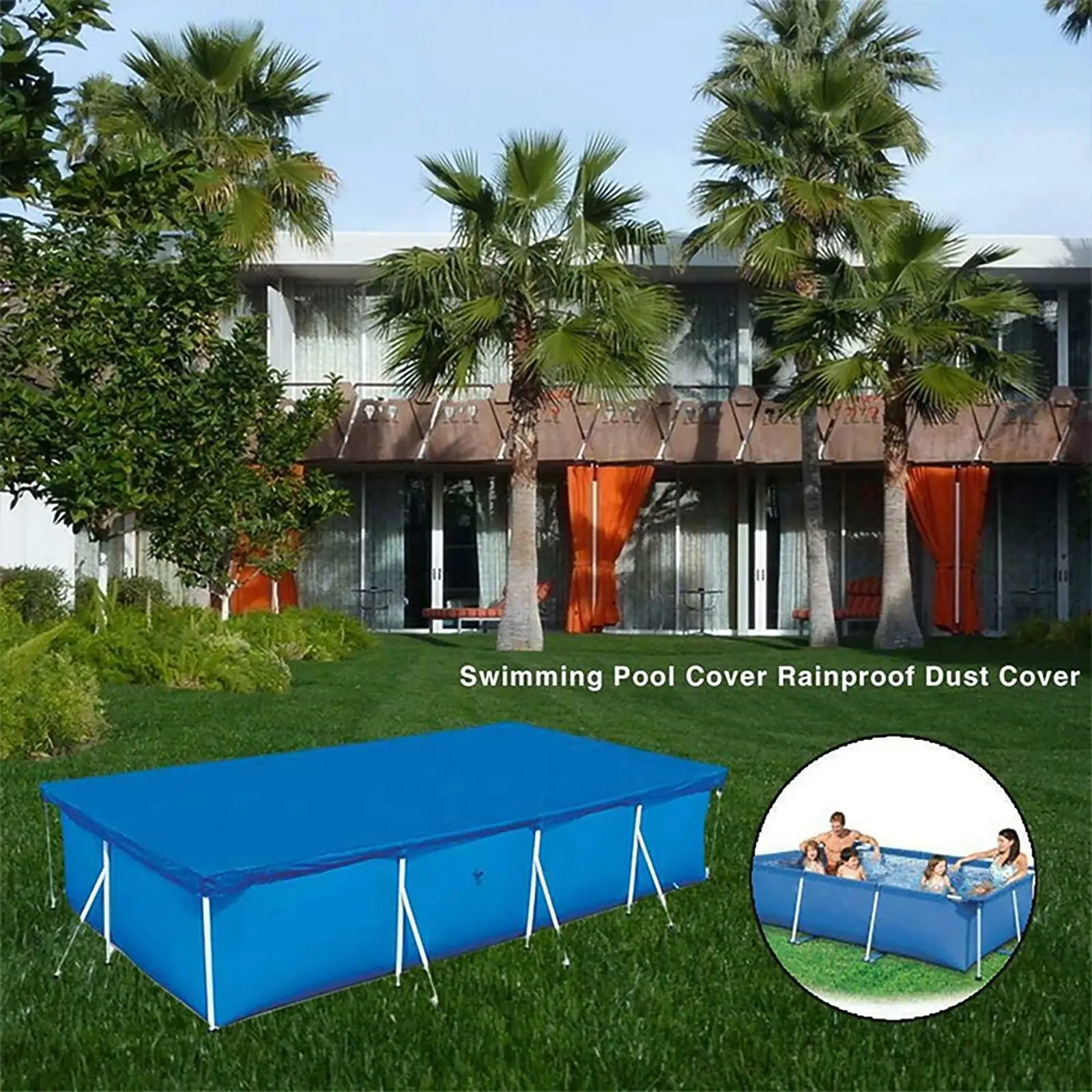 Rectangle Pool Cover Cloth Cover Swimming Pool Waterproof Cover Pool Accessories
Rectangle Pool Cover Cloth Cover Swimming Pool Waterproof Cover Pool Accessories