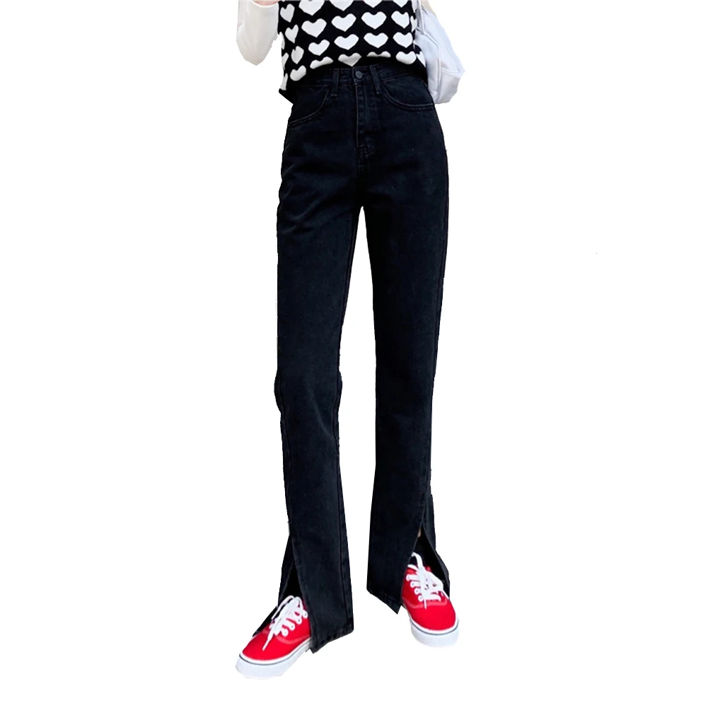 Jeans Women Four Season Trendy Ins Fashion Streetwear Hip Hop Ladies High Waist Straight Split Loose Full Length Denim Pants
Jeans Women Four Season Trendy Ins Fashion Streetwear Hip Hop Ladies High Waist Straight Split Loose Full Length Denim Pants