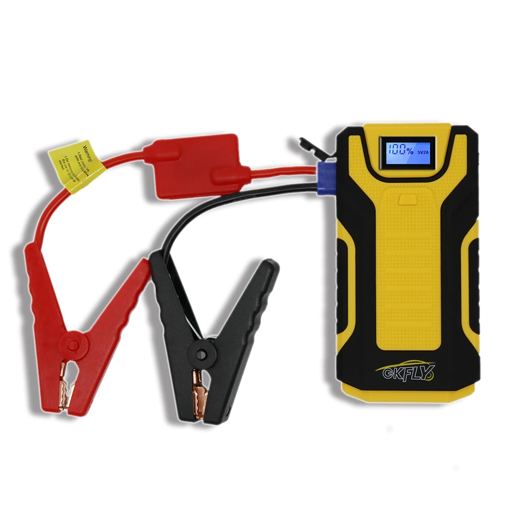 GKFLY Car Jump Starter Peak 1200A Starting Device Cables For Car Battery Reboot 12V Petrol Diesel Booster Power bank Car Charger
GKFLY Car Jump Starter Peak 1200A Starting Device Cables For Car Battery Reboot 12V Petrol Diesel Booster Power bank Car Charger