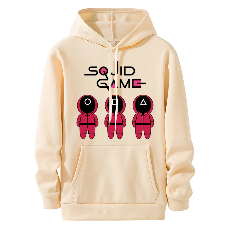 Hooded Collar Korean Squid Game Hoodie Men Women Kawaii Cartoon Funny Print Streetwear Harajuku Style Unisex Winter Streetwear
Hooded Collar Korean Squid Game Hoodie Men Women Kawaii Cartoon Funny Print Streetwear Harajuku Style Unisex Winter Streetwear