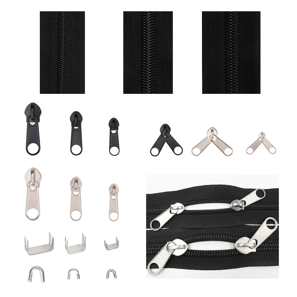91pcs/set Metal Zip Head Accessories Universal Zipper Repair Replacement Kit Zip Heads with Installation Tools for Repairing
91pcs/set Metal Zip Head Accessories Universal Zipper Repair Replacement Kit Zip Heads with Installation Tools for Repairing