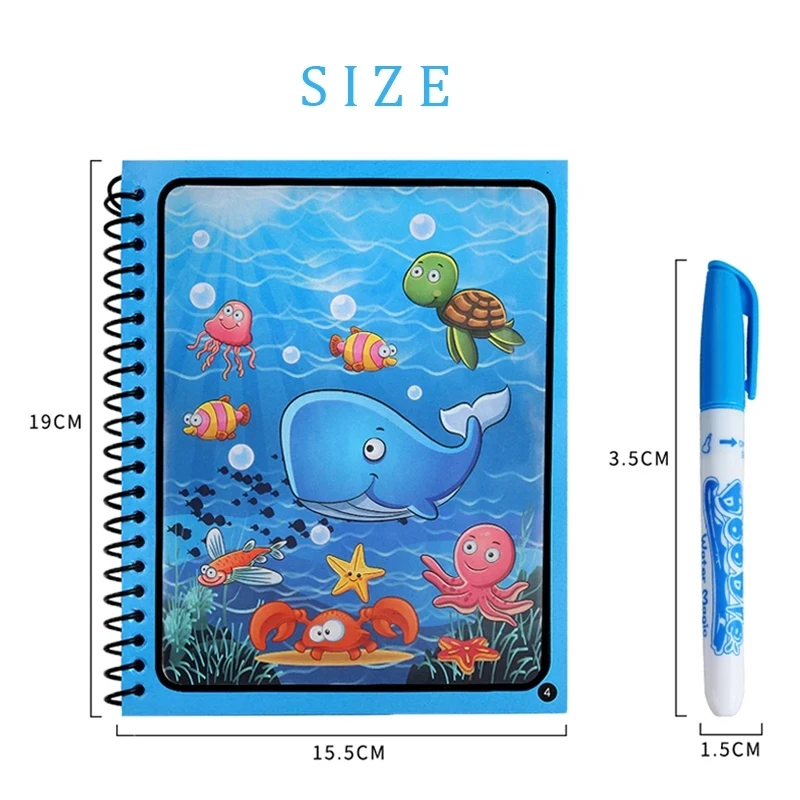 9 styles Magic Water Drawing Book Coloring Doodle & Magic Pen Drawing Toys early education For Kids Birthday Gift
9 styles Magic Water Drawing Book Coloring Doodle & Magic Pen Drawing Toys early education For Kids Birthday Gift