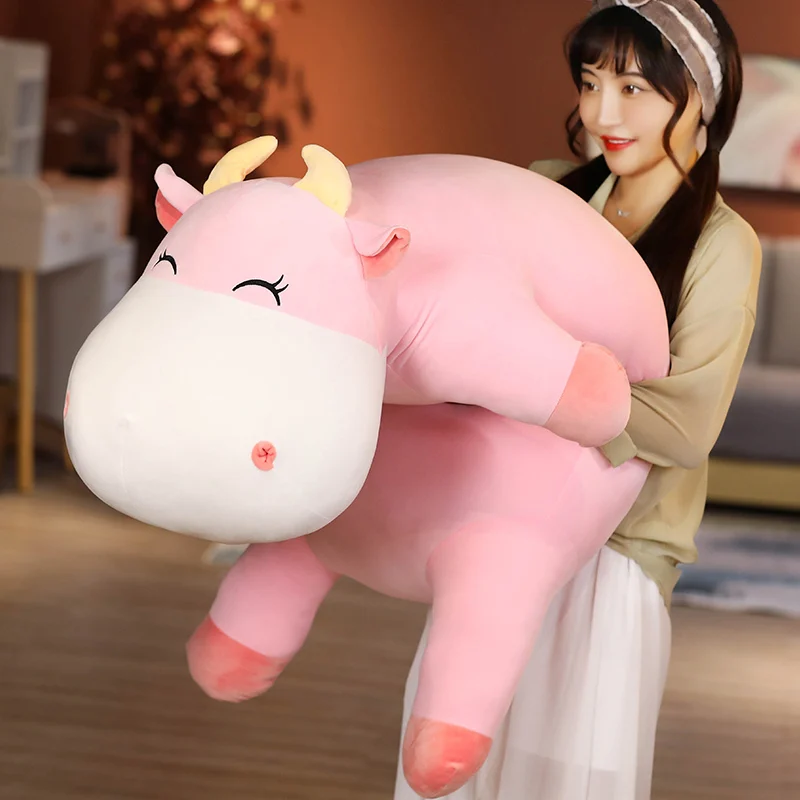 Lovely Soft Down Cotton Cow Plush Doll Stuffed Cattle Doll Baby Software Pillow Gift for Girlfriend 
Lovely Soft Down Cotton Cow Plush Doll Stuffed Cattle Doll Baby Software Pillow Gift for Girlfriend