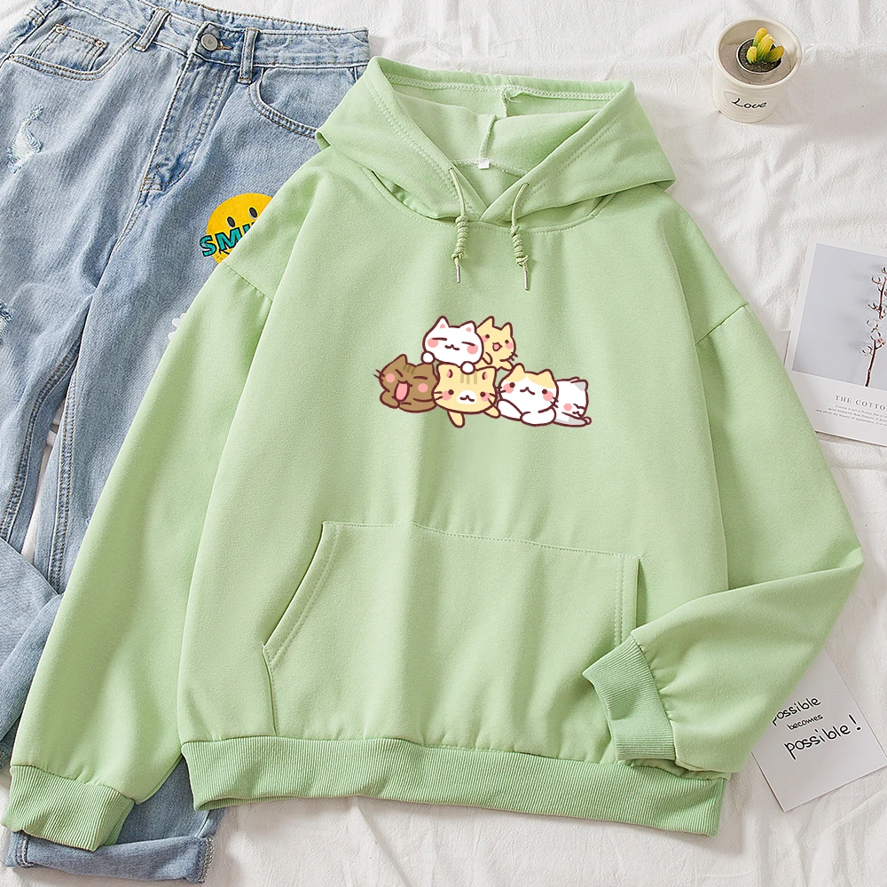 Harajuku Cute Cat Print Women Hoodies Kawaii Winter Hooded Sweatshirt Long Sleeve Moletom Female Itself Pullover Tops
Harajuku Cute Cat Print Women Hoodies Kawaii Winter Hooded Sweatshirt Long Sleeve Moletom Female Itself Pullover Tops