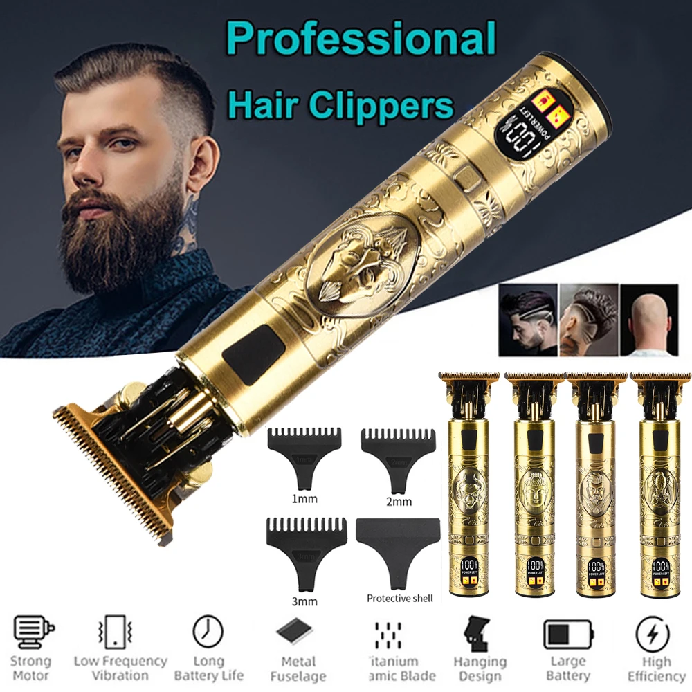 Electric Hair Clipper Man LCD 0mm Shaver Trimmer For Men Barber Professional Beard T9 USB Rechargeable Hair Cutting Machine
Electric Hair Clipper Man LCD 0mm Shaver Trimmer For Men Barber Professional Beard T9 USB Rechargeable Hair Cutting Machine