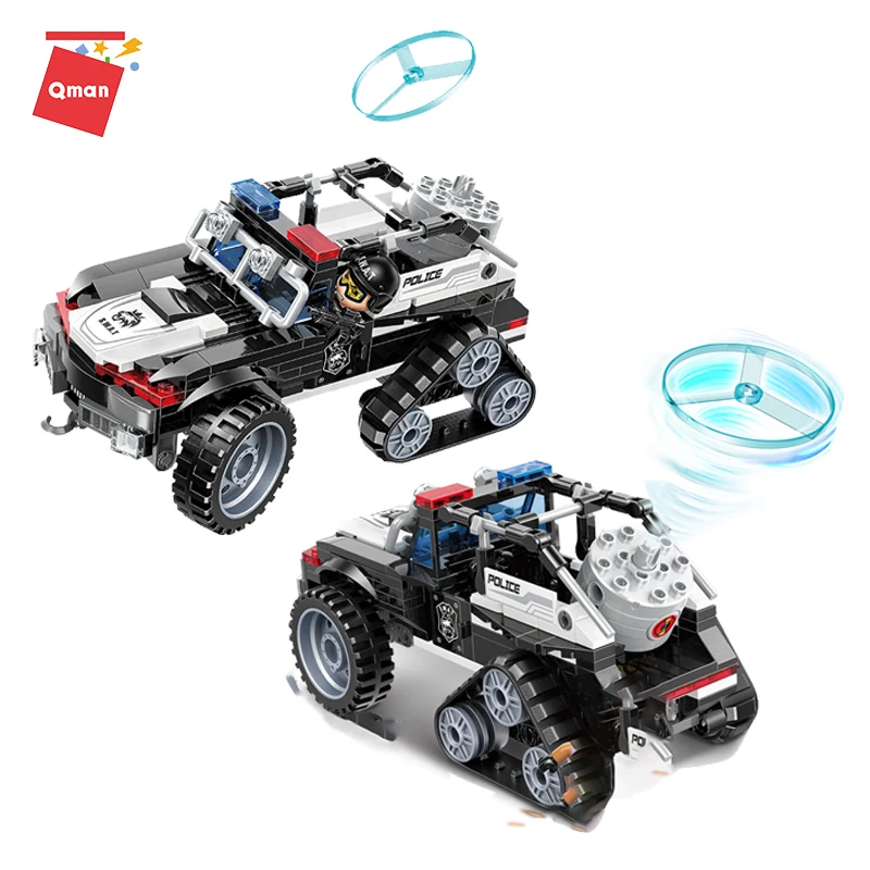 Qman SWAT City Police Truck Model Building Blocks City Machine flying disk Car Figures Bricks Educational Toys For Children Gift
Qman SWAT City Police Truck Model Building Blocks City Machine flying disk Car Figures Bricks Educational Toys For Children Gift