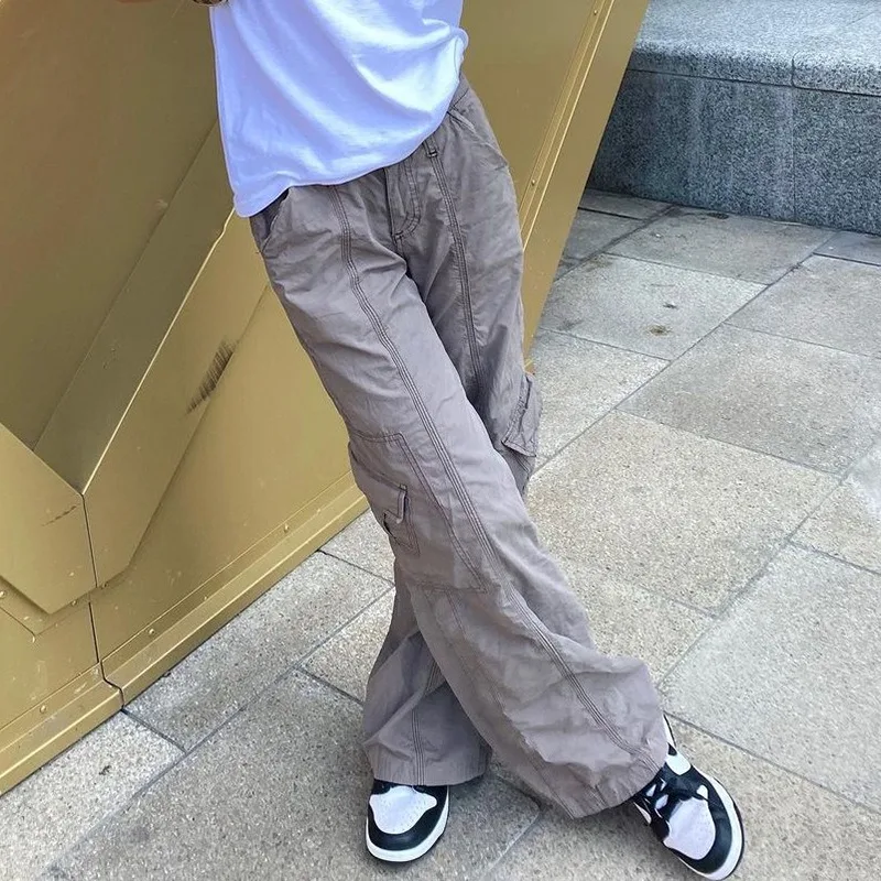 Cargo Pants Women Low Waisted Grunge Baggy Jeans Harajuku Fairycore Pockets Streetwear Casual Fashion Loose Denim Trousers 2021
Cargo Pants Women Low Waisted Grunge Baggy Jeans Harajuku Fairycore Pockets Streetwear Casual Fashion Loose Denim Trousers 2021