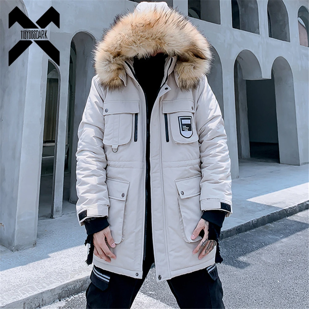 11 BYBB'S DARK 2021 Winter Thick Jacket Parkas Men Hooded Fur Collar Coats Parka Streetwear Mens Hip Hop Warm Outwear WB445
11 BYBB'S DARK 2021 Winter Thick Jacket Parkas Men Hooded Fur Collar Coats Parka Streetwear Mens Hip Hop Warm Outwear WB445
