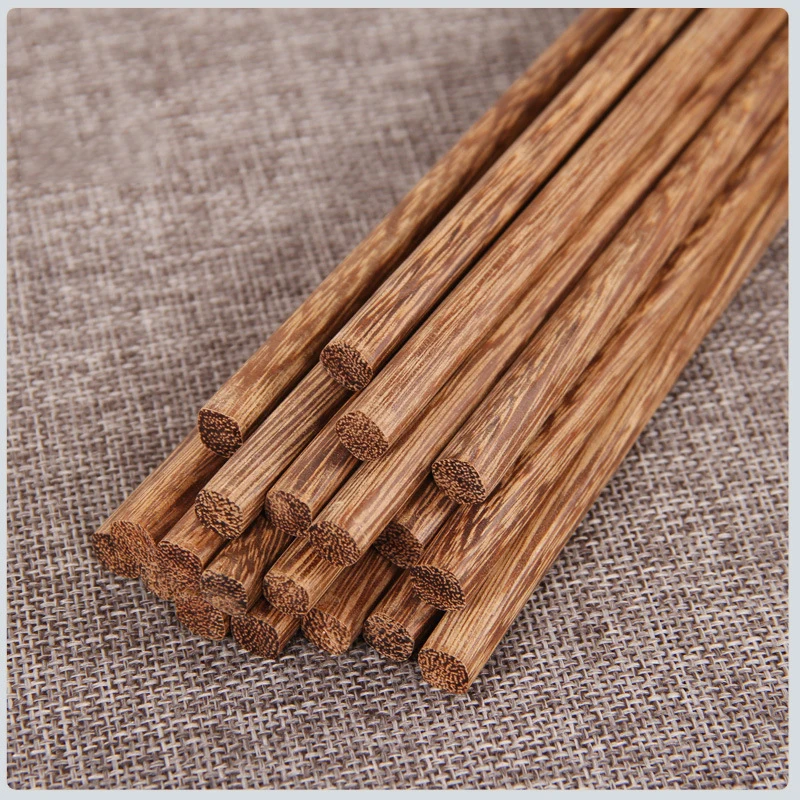 

Zollor 5 pairs Chinese Natural Wooden Chopsticks No Lacquer No Wax Healthy Sushi Rice Chopsticks Family School Hotel Tableware