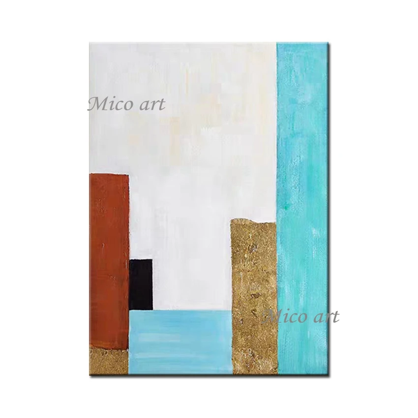 Geometric Abstract Gold Foil Design Oil Painting 100% Hand Painted Canvas Wall Decor Pictures Art Large Size Paintings Artwork
Geometric Abstract Gold Foil Design Oil Painting 100% Hand Painted Canvas Wall Decor Pictures Art Large Size Paintings Artwork