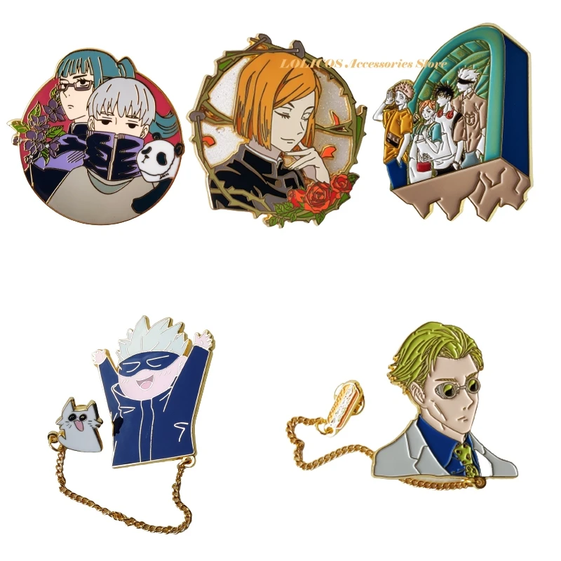 Металлическая брошь на пуговицах ююютсу Kaisen для косплея значок на цепочке Inumaki Toge kuжизсаки нобара Женская сувенирная Подарочная брошь для с...
Металлическая брошь на пуговицах ююютсу Kaisen для косплея значок на цепочке Inumaki Toge kuжизсаки нобара Женская сувенирная Подарочная брошь для с...