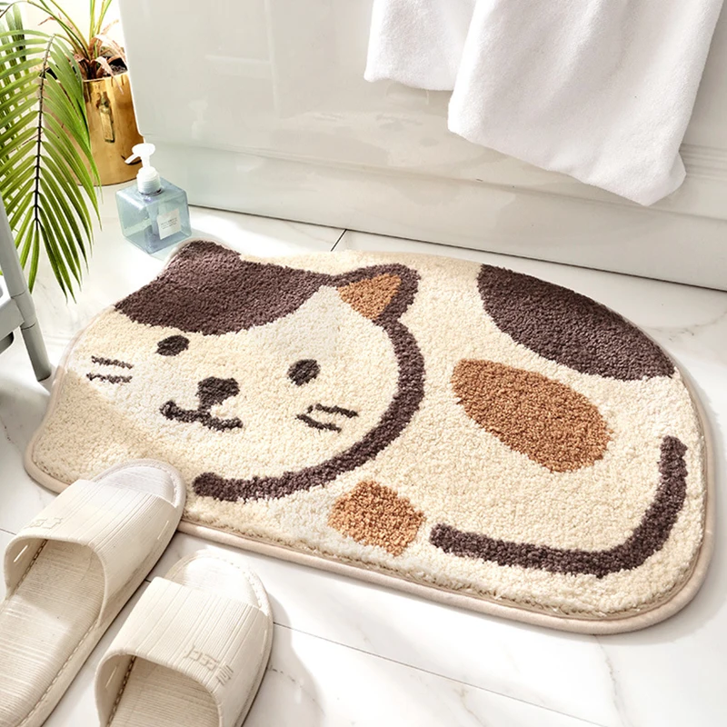Cute Cat Entrance Door Mat Bathroom Dining Room Living Room Floor Mat Non-Slip Bath Mats Animal Play Rug Home Textile Supplies
Cute Cat Entrance Door Mat Bathroom Dining Room Living Room Floor Mat Non-Slip Bath Mats Animal Play Rug Home Textile Supplies