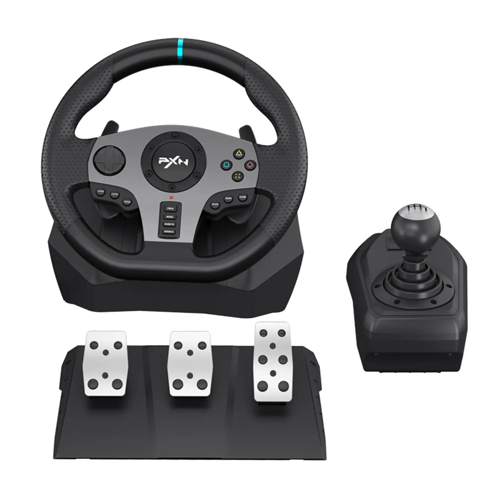 

Гоночное рулевое колесо, педаль переключения передач, встроенный двойной Вибрационный двигатель для Smart V9 Xbox One PS3/PS4, игровые аксессуары