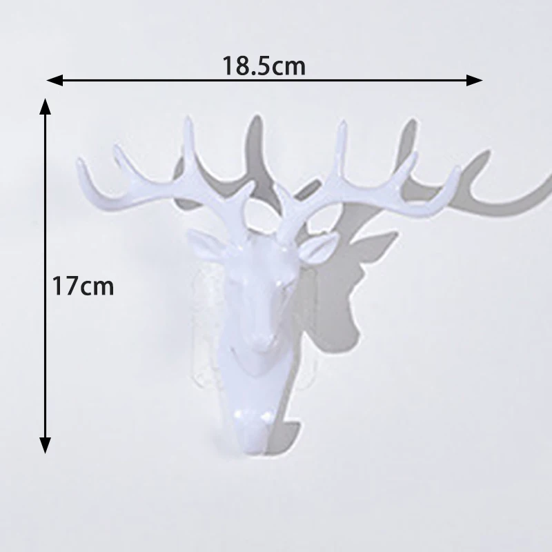For Hanging Clothes Hat Scarf Plastic Vintage Style Wall Decoration 1Pcs Hanger Rack Deer Horns 3Colors Multi-function
For Hanging Clothes Hat Scarf Plastic Vintage Style Wall Decoration 1Pcs Hanger Rack Deer Horns 3Colors Multi-function