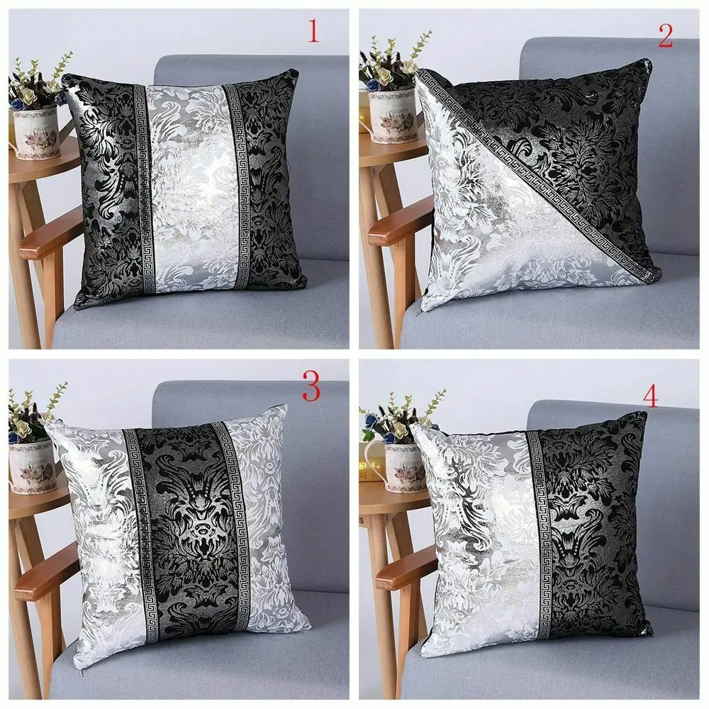 ARICK 4Pcs/Pack Luxury Vintage Black and Silver Decorative Cushion Cover Floral Pillowcase for Car Sofa Decor Home Pillow Covers
ARICK 4Pcs/Pack Luxury Vintage Black and Silver Decorative Cushion Cover Floral Pillowcase for Car Sofa Decor Home Pillow Covers