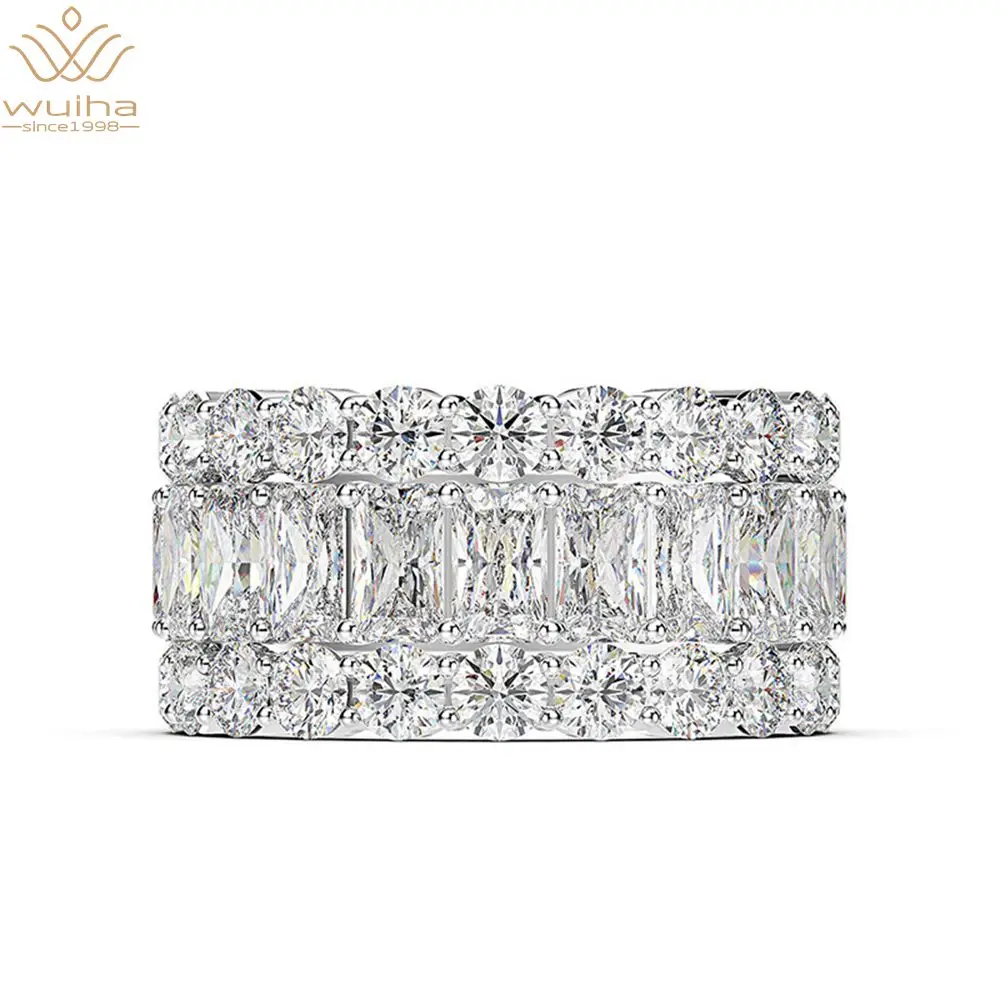 Кольцо обручальное с муассанитом, серебром 925 пробы
Кольцо обручальное с муассанитом, серебром 925 пробы