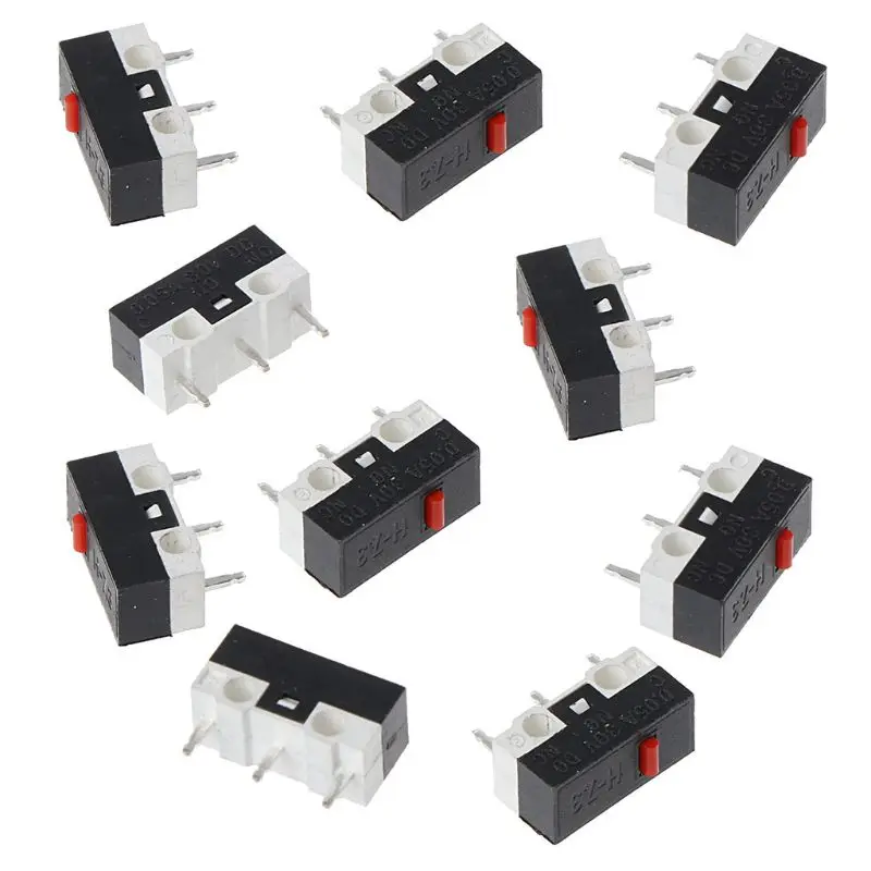 

10PCs Button Switch Mouse Switch 3Pin Microswitch For RAZER Logitech G700 Mouse ZY119