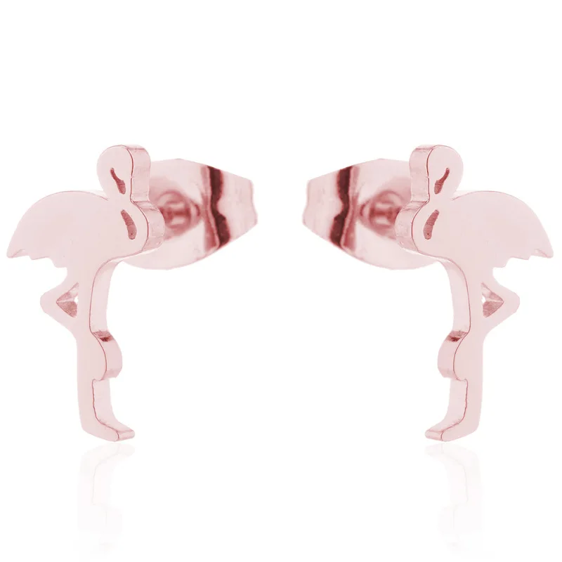 2021 Trend Animal Earrings Korean Stainless Steel Flamingo Stud Earrings Female Simple Personalit Fashion Eardrop Women Jewelry
2021 Trend Animal Earrings Korean Stainless Steel Flamingo Stud Earrings Female Simple Personalit Fashion Eardrop Women Jewelry