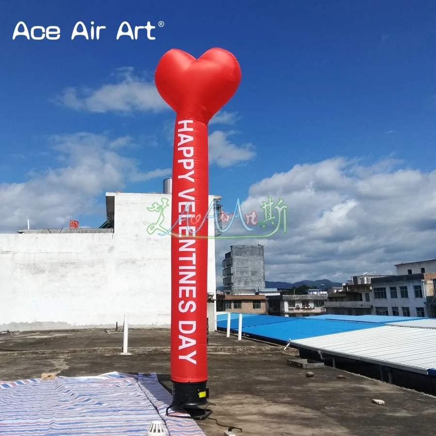 5m H Valentine's Day Decoration Inflatable Air Dancer Heart Shaped Skydancer with Text/Logo for Wedding/Advertising
5m H Valentine's Day Decoration Inflatable Air Dancer Heart Shaped Skydancer with Text/Logo for Wedding/Advertising