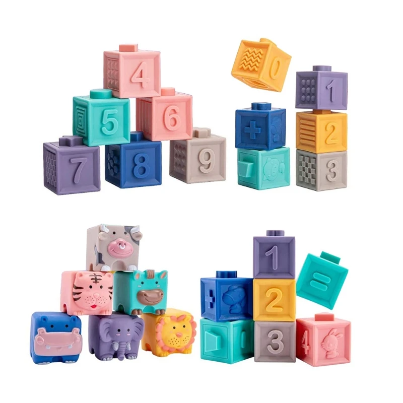 Interactive Built-in Soundable Stimulation Blocks Teething Toy Gift for Baby & Infant Crawling Toy Soft Stacking Toys
Interactive Built-in Soundable Stimulation Blocks Teething Toy Gift for Baby & Infant Crawling Toy Soft Stacking Toys