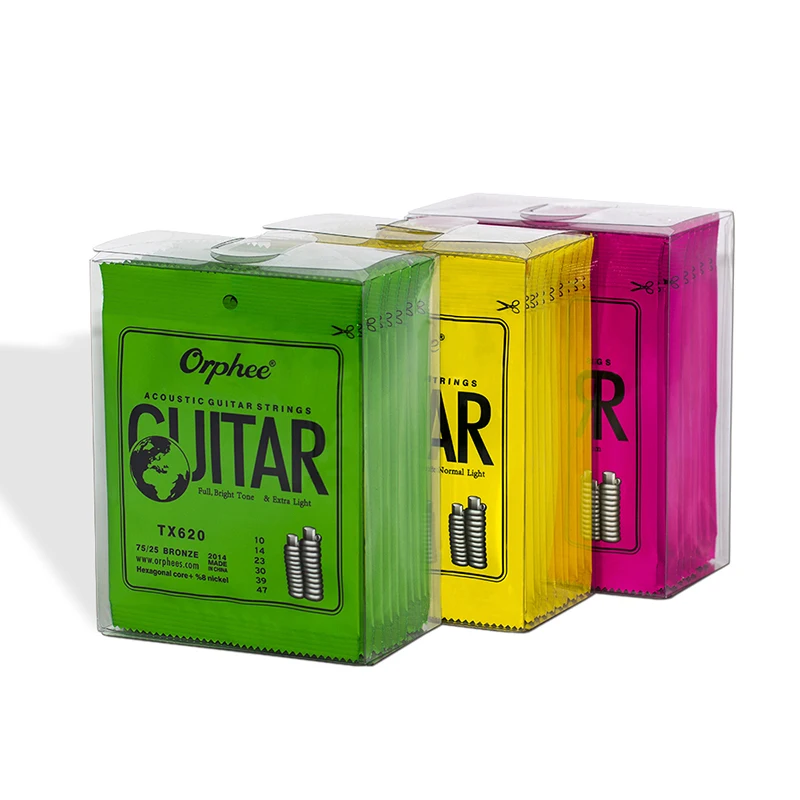 Guitar Parts Accessories Strings For Acoustic Guitar TX Series Green Phosphor Folk Hexagonal Carbon Steel Metal String Sale 2021
Guitar Parts Accessories Strings For Acoustic Guitar TX Series Green Phosphor Folk Hexagonal Carbon Steel Metal String Sale 2021
